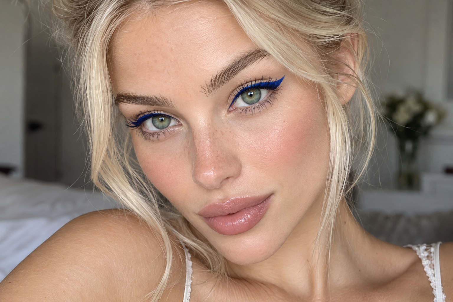 Blue Makeup: Make Blue Liner or Shadow the Star