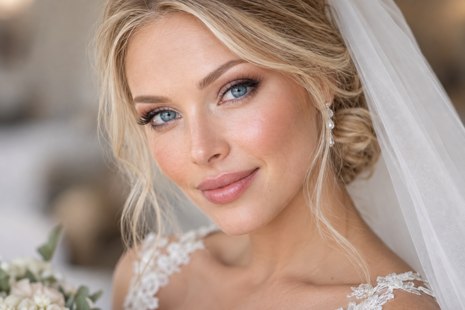Wedding Makeup for Blue Eyes: Soft Color and Definition for the Big Day